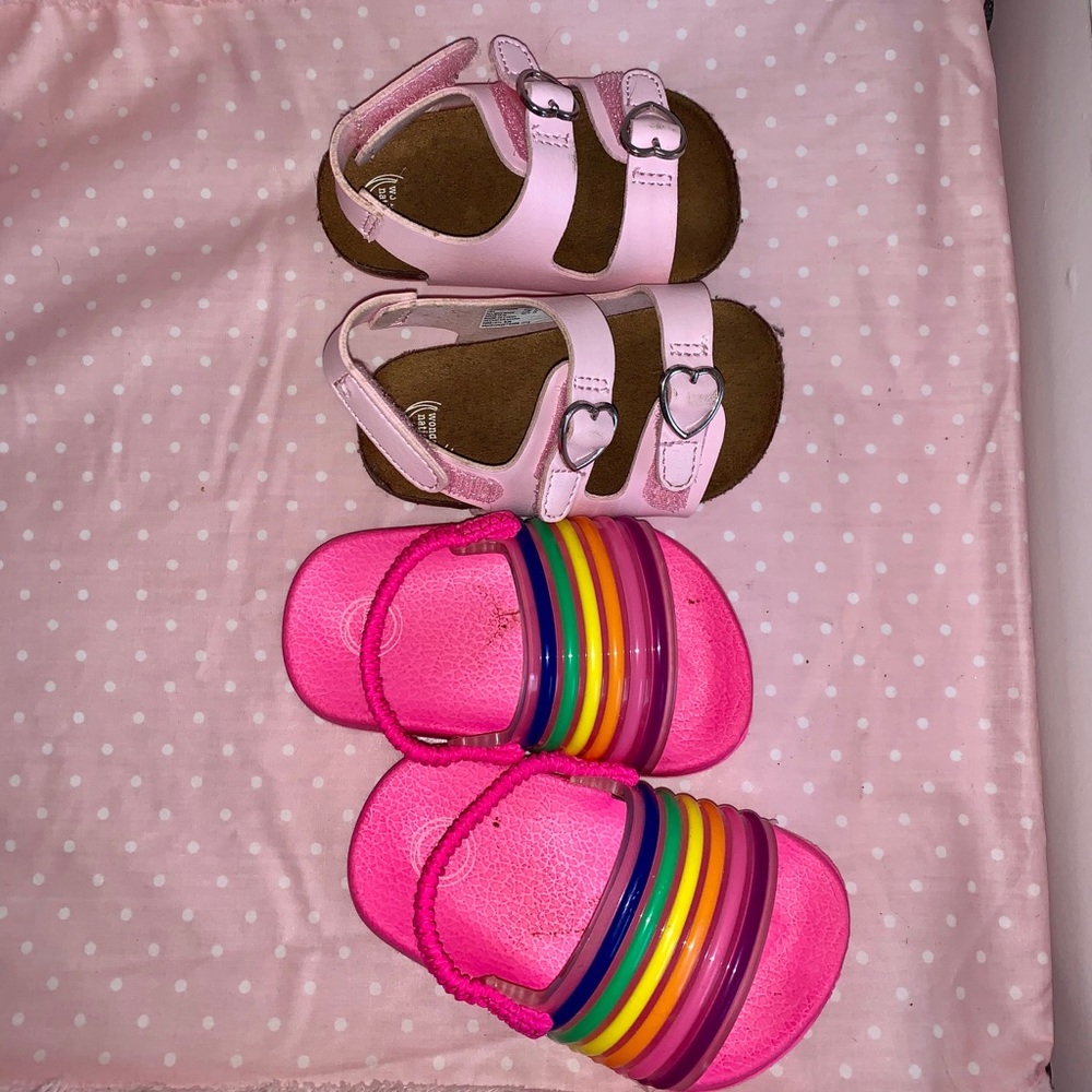 Baby girl sandals size 3